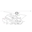 Kép 2/2 - ac pumpa elektromos üzemanyag szivattyú ház tömítő gyűrű, tömítés, 89192-62J00, utgy.