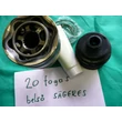 Kép 2/3 - féltengely csukló külső Swift 2003-ig szett 20 fogas, belső zégeres, leütős, Távol-Kelet