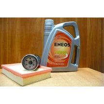 szervíz csomag szett olajcsere készlet Swift 2005-2010 1.3-1.5 benzin,  Eneos 10W40 4l.+ szűrők