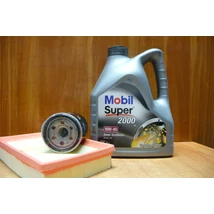 szervíz csomag szett olajcsere készlet Ignis, Wagon-R benzin,  Mobil 10W40 4l.+ szűrők