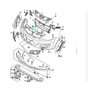 ködlámpa takaró SX4 bal 71752-55L00-5PK