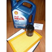 szervíz csomag szett olajcsere készlet Ignis, Wagon-R (Shell 10W40 4l.+ olajszűrő + levegőszűrő + pollenszűrő,  ( motorolaj)