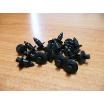 patent kicsi, benyomós közepű, 21mm magas, 07308, fekete