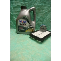 szervíz csomag szett olajcsere készlet Alto 1.1 2002-2006  (Mobil 10W40 4l. olaj + levegőszűrő + olajszűrő)