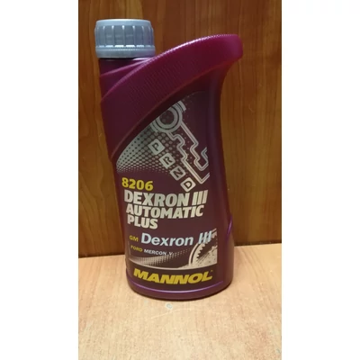 olaj szervó és automata Mannol Dexron III. literes (piros)