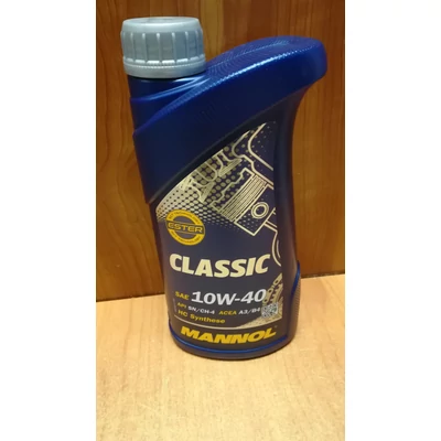 olaj motorba 10W40 Mannol Classic 1 literes,  olaj, motorolaj