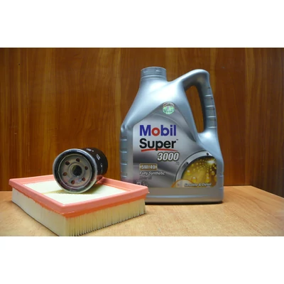 szervíz csomag szett olajcsere készlet Swift 2005-2010 1.3-1.5 benzin, Mobil 5W40 4l.+ szűrők