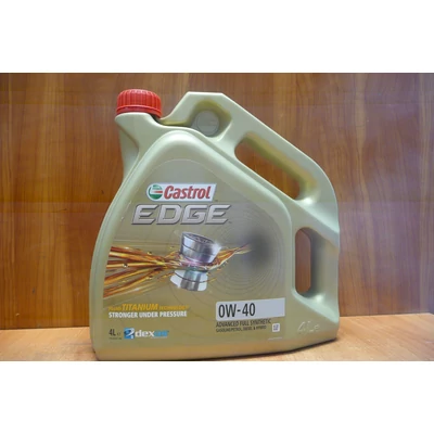 olaj motorba 0W40 Castrol Edge Titanium FST, 4 literes  olaj, motorolaj