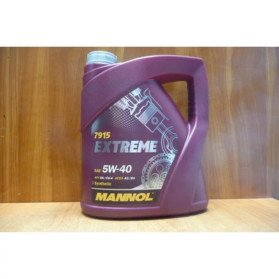 olaj motorba 5W40 Mannol Extreme, 4 literes,  olaj, motorolaj