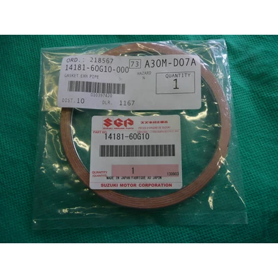 kipufogó tömítés tűzkarika Ignis, SX4, Wagon-R, 14181-60G10 gyári