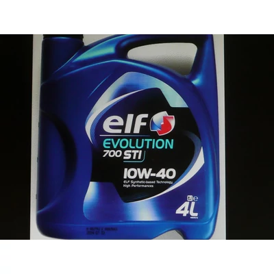 olaj motorba 10W40 Elf Evolution 700  Sti 4 literes,  olaj, motorolaj