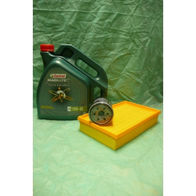szervíz csomag szett olajcsere készlet Wagon-R  (Castrol 10W40 4l. olaj + levegőszűrő + olajszűrő)