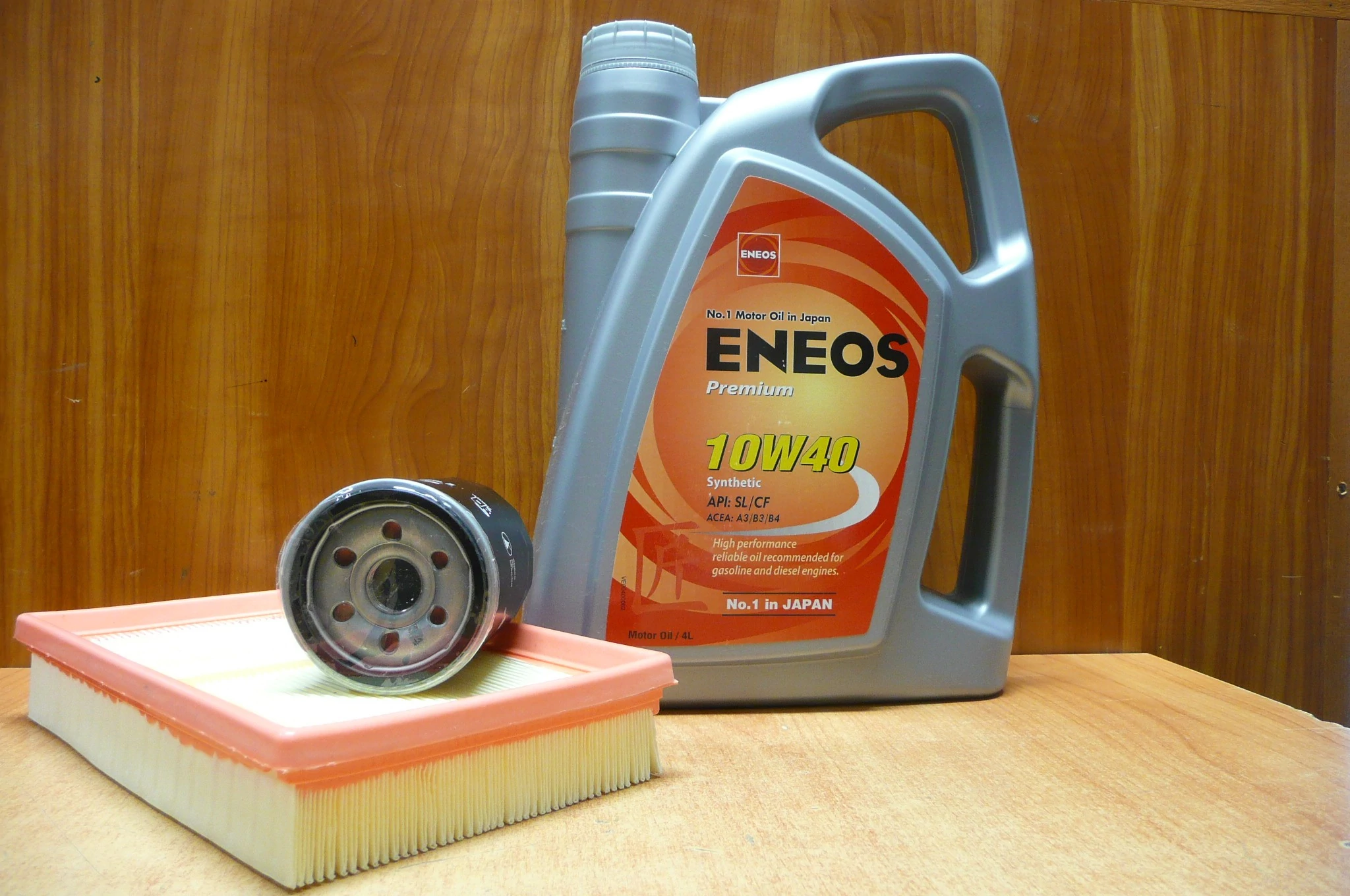szervíz csomag szett olajcsere készlet Swift 2005-2010 1.3-1.5 benzin,  Eneos 10W40 4l.+ szűrők