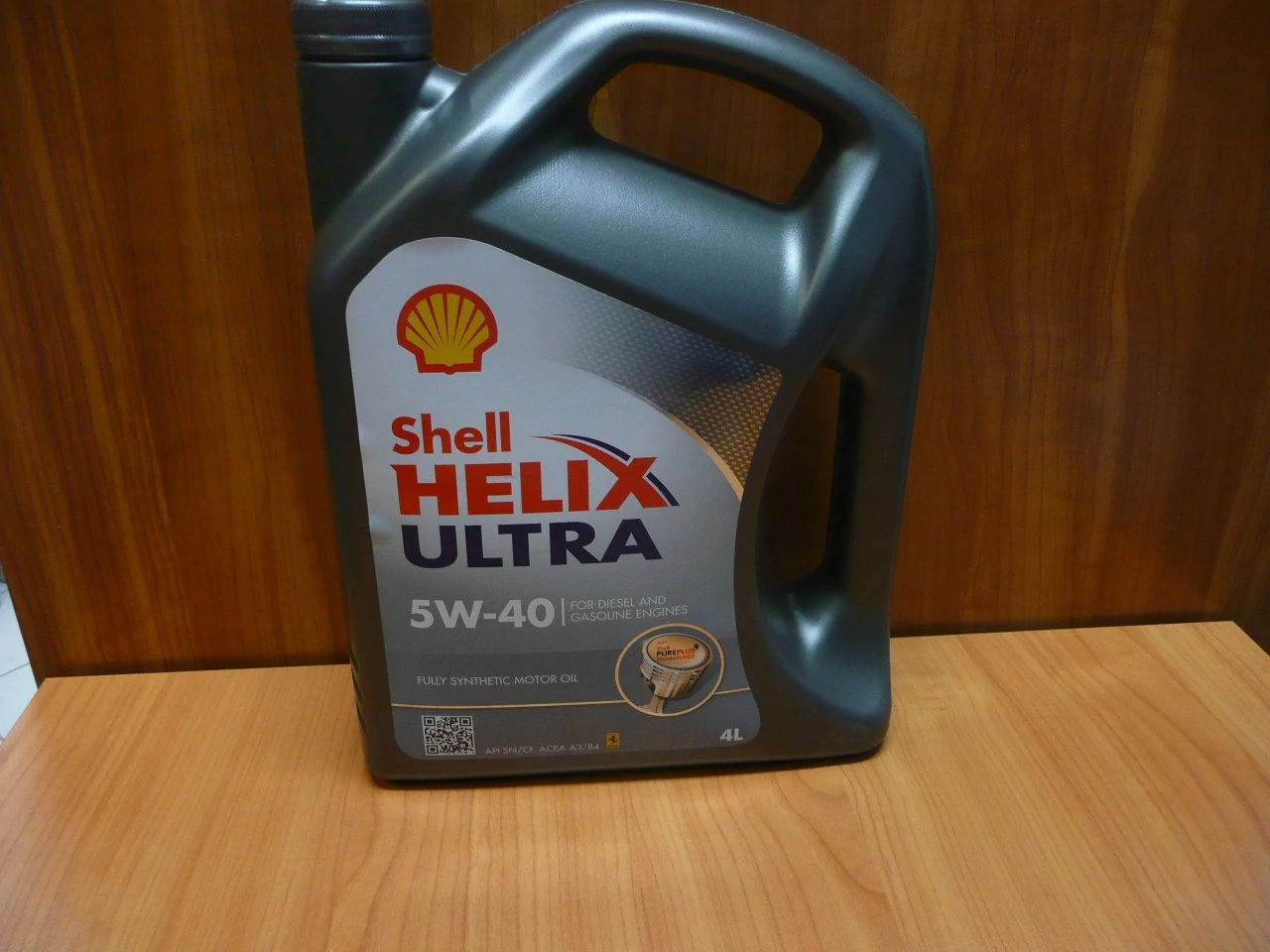 olaj motorba 5W40 Shell Helix Ultra 4 literes,  olaj, motorolaj